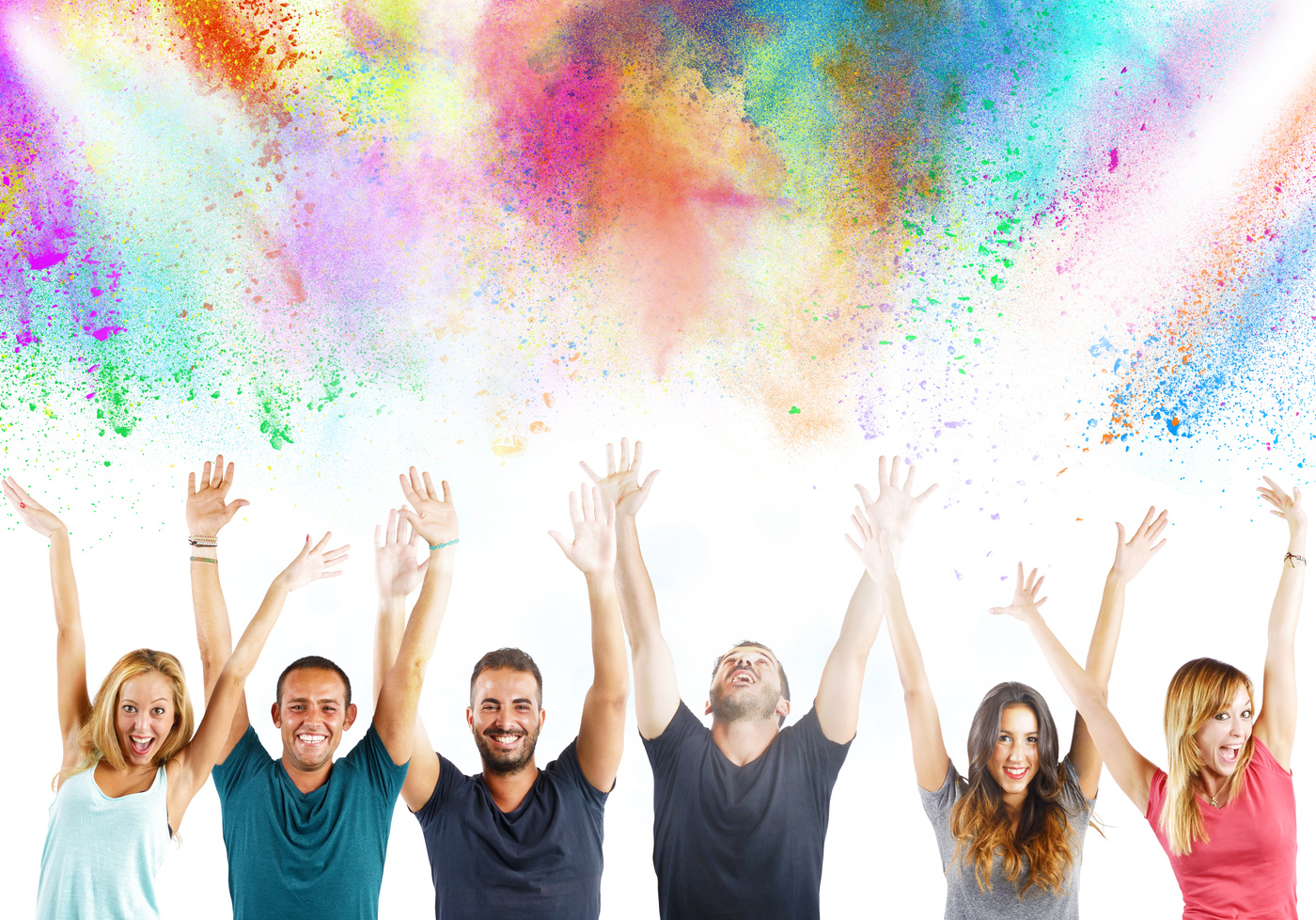 Happy people