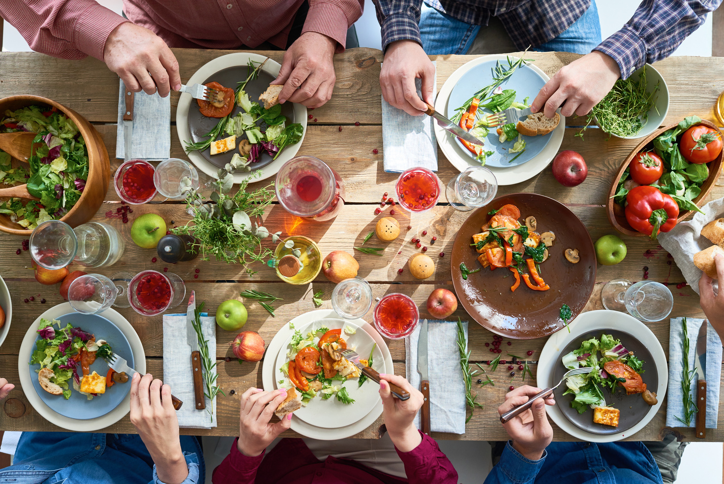 Eating together